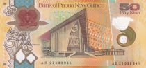 Papouasie-Nouvelle-Guinée 50 Kina - Parlement - M. Somare - Polymer - 2021 - P.NEW