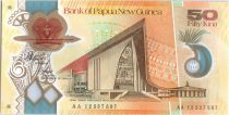 Papouasie-Nouvelle-Guinée 50 Kina Parlement - M. Somare - Polymer - 2012