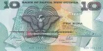 Papua-Neuguinea 10 Kina Bird of Paradise - Artifacts - 1988