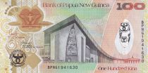 Papua New Guinea 100 Kina - 35th anniversary of the Bank of Papua New Guinea - ND (2008) - Serial BPNG - P.37