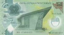 Papua New Guinea 2 Kina Parliament House - Artifacts -  Polymer - 2017 (2018) - UNC