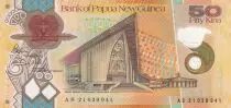 Papua New Guinea 50 Kina - Parliament - M. Somare - Polymer - 2021 - P.NEW