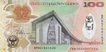 Pap�a Nueva Guinea 100 Kina - 35th anniversary of the Bank of Papua New Guinea - ND (2008) - Serial BPNG - P.37