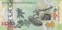 Pap&uacute;a Nueva Guinea 100 Kina - 35th anniversary of the Bank of Papua New Guinea - ND (2008) - Serial BPNG - P.37