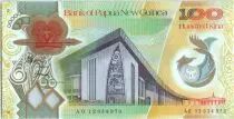 Pap&uacute;a Nueva Guinea 100 Kina Parlamento - Transici&oacute;n econ&oacute;mica - Pol&iacute;mero - 2012