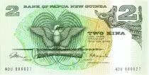 Pap&uacute;a Nueva Guinea 2 Kina Bird of Paradise - Artifacts - 1981