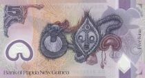 Pap&uacute;a Nueva Guinea 5 Kina - Parliament - Mask - Polymer - 2024 - CA Series