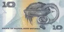 Papua Nuova Guinea 10 Kina Bird of Paradise - Artifacts - 1988