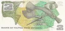 Papua Nuova Guinea 2 Kina - Bird of Paradise - Artifacts - ND (1981) - Serial ABJ - P.1