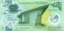 Papua Nuova Guinea 2 Kina Parliament House - Artifacts -  Polymer - 2008 (2014)