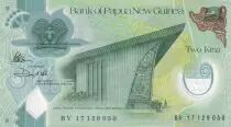 Papua Nuova Guinea 2 Kina Parliament House - Artifacts -  Polymer - 2017 (2018) - Serial BV