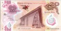 Papua Nuova Guinea 20 Kina 40 years of Independance - Polymer - 2015