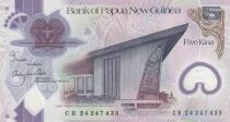 Papua Nuova Guinea 5 Kina - Parliament - Mask - Polymer - 2024 - CA Series