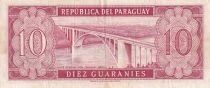 Paraguay 10 Guaranies G&eacute;n&eacute;ral Eugenio A. Garay - Paraguay- 1963