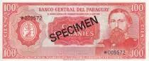 Paraguay 100 Guaranies - Général José E. Diaz - Ruines de Humaita - Spécimen - P.NEUF - P.199s