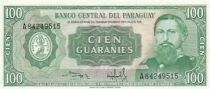 Paraguay 100 Guaranies - G&eacute;n&eacute;ral Jos&eacute; E. D&iacute;az - Ruines Humaita - 1982-1992 - S&eacute;rie A