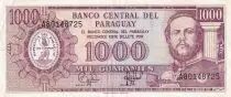Paraguay 1000 Guaranies - Mariscal F. S. Lopez - 1982 - Serial A - P.207