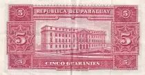 Paraguay 5 Guaranies - José E. Diaz - 1952 - TTB+ - P.186c