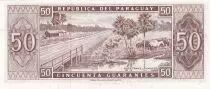 Paraguay 50 Guaranies - Général  F. Estigarribia - Route Trans-Chaco - ND L.1952 (1963-1982) - Série A