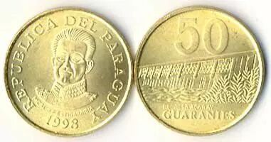 Paraguay 50 Guaranies KM.191.a