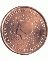 Pays-Bas 1 centime d\'euro - Pays-Bas 2001