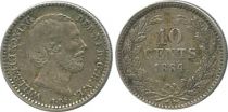 Pays-Bas 10 Cents Guillaume III