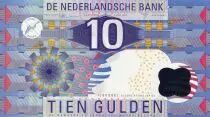 Pays-Bas 10 Gulden - Design g&eacute;om&eacute;trique - 1997 - P.99