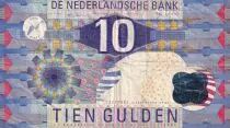 Pays-Bas 10 Gulden - Design g&eacute;om&eacute;trique - 1997 - TB - P.99