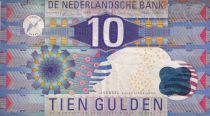 Pays-Bas 10 Gulden - Design géométrique - 1997  TTB - P.99