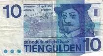 Pays-Bas 10 Gulden - Frans Hals - 1968