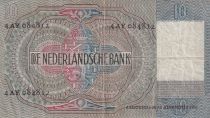 Pays-Bas 10 Gulden - Jeune fille - Armoiries - 23-08-1941 - P.56b