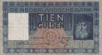 Pays-Bas 10 Gulden - Vieil homme - 28-05-1935 - Série GM - TTB - P.49