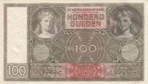 Pays-Bas 100 Gulden Portrait de femme - 1942