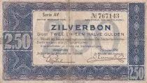 Pays-Bas 2.5 Gulden - Zilverbon  - 1938 - P.62