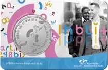 Pays-Bas 50 ans du COC - 5 Euros Coincard UNC 2023