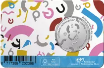 Pays-Bas 50 ans du COC - 5 Euros Coincard UNC 2023