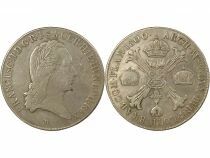 Pays-Bas Autrichiens Fran&ccedil;ois II - Thaler Argent, aux Couronnes - 1800 M Milan