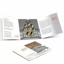 Pays-Bas Coffret BU Euro 2013 - Pays Bas (Monuments nationaux aux Pays-Bas - Palais Royal &agrave; Amsterdam)