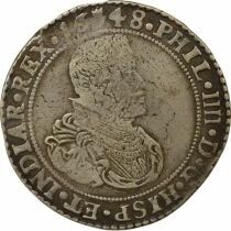 Pays-Bas Espagnol Philippe IV - Ducaton Argent - 1648 Anvers