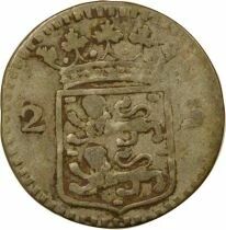 Pays-Bas Frise Occidentale - 2 Stuivers Argent - 1785 Hoorn