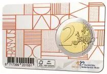 Pays-Bas Pi&egrave;ce 2 Euros Comm&eacute;mo. UNC COINCARD PAYS-BAS 2022 - 35 ans du Programme ERASMUS