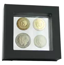 Pays-Bas Quadritpyque Pays-Bas (2 X 2 ? + 2 X Gulden) - R&egrave;gne de la Reine B&eacute;atrix