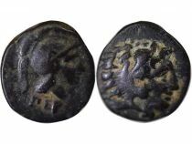 Pergamon - Bronze, Herakles / Athena - 310 / 282 BC
