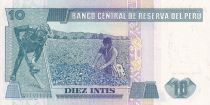 Pérou 10 Intis - Ricardo Palma - Agriculteurs - 26-06-1987 - NEUF - P.129
