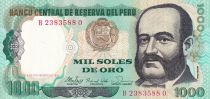 Pérou 1000 Soles de Oro - Miguel Grau - Marins - 05-12-1981 - NEUF - P.122