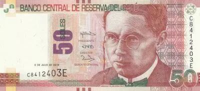 P�rou 50 Soles, A. Valdelomar Pinto - Temple - 2018 - Neuf - P.194a