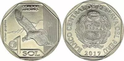 Peru 1 Sol - Condor - 2017