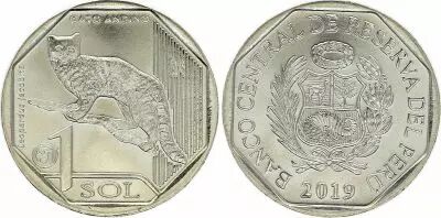 Peru 1 Sol - Gato - 2019