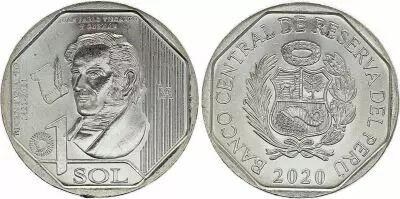 Peru 1 Sol - Juan Pablo Viscardo y Guzman - 2020