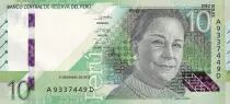 Peru 10 Soles - Chabuca Granda - Lama - 2019 - UNC - P.NEW